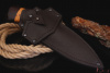 Нож "Клык" кованая х12мф. Рукоять Береста-Венге.